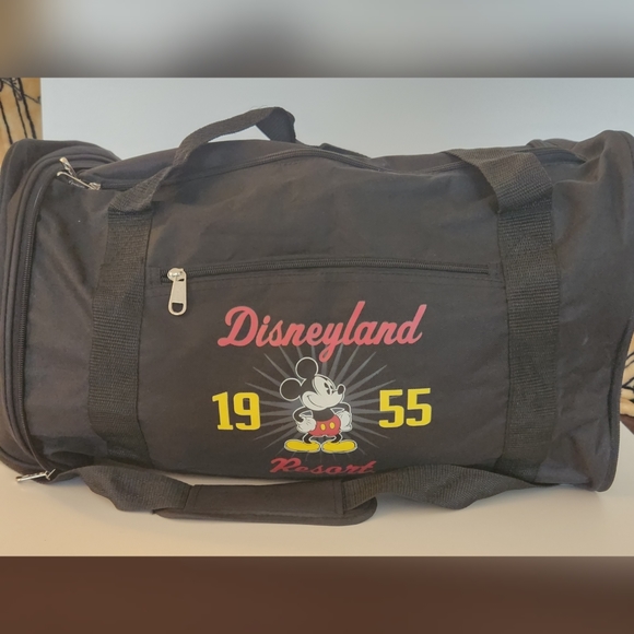Disney Handbags - DISNEYLAND 1955 Black Duffle Bag Mickey Mouse Disney Parks